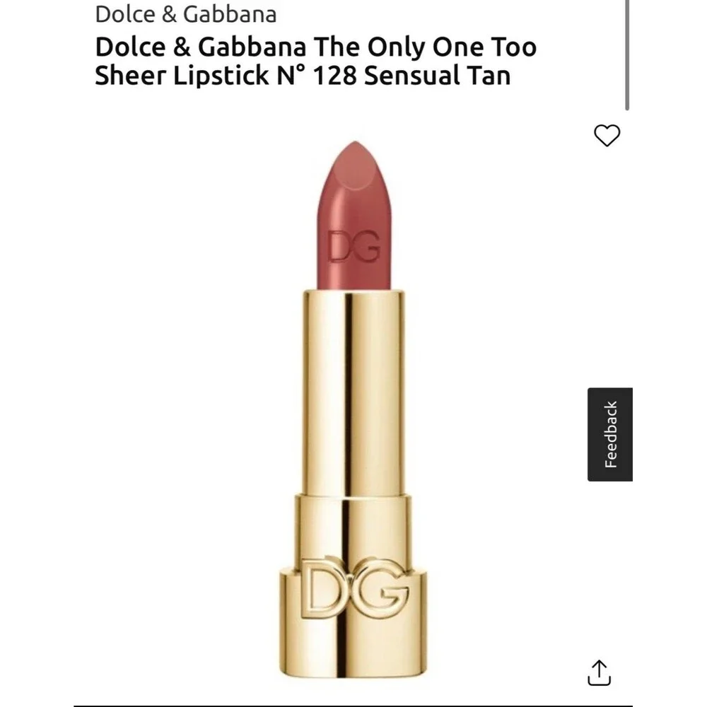 D & G Dolce and Gabbana The only one lipstick Sensual Tan 128